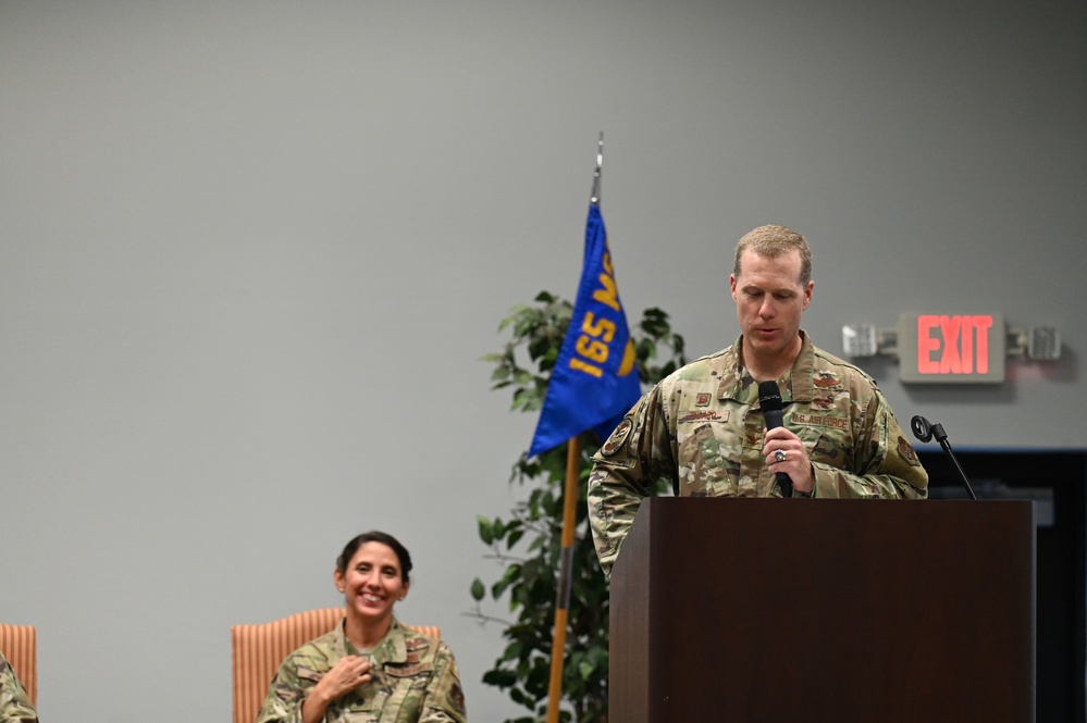 165th Logisitics Readiness Squadron Change of Command