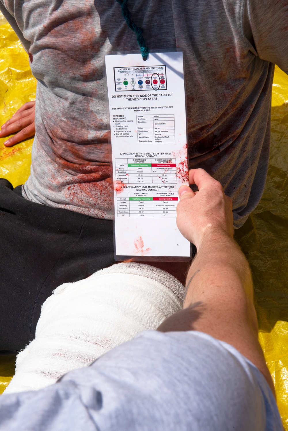 633d MDG, Fire Department tag team, dominate training