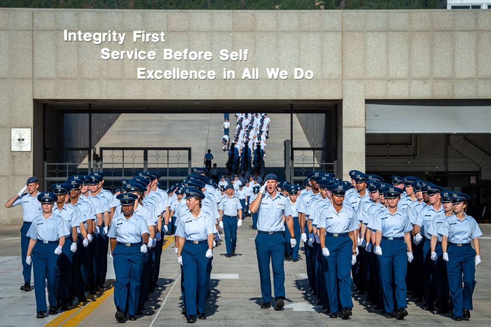 USAFA Acceptance Day Parade