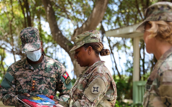 FLARNG SPP collaborates with Antigua, Barbuda Defence Force during exchange