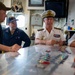 French Navy Rear ADM. visits USS George H.W. Bush (CVN 77)