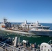 U.S. Sailors participate in a Replenishment at Sea