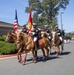 USMC Mounted Color Guard Bring Mustangs to Redding Veterans Home