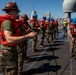 U.S. Sailors participate in a Replenishment at Sea