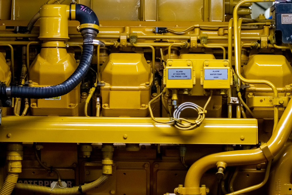 Starboard engine, U.S. Army Corps of Engineers Portland districts’ hopper dredge, Essayons.