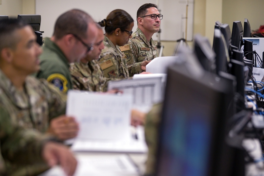 AMC command and control course at the 156th Wing