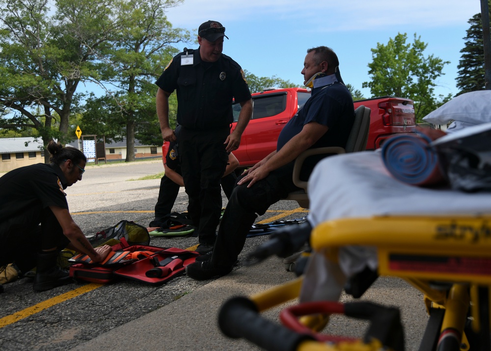 Frederic Township Fire Department Supports Camp Grayling, Northern Strike