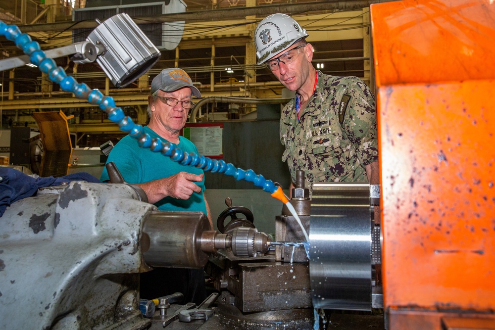 Cmdr. Frank Gasperetti Brings Energy to Code 900 as Production Resources Officer