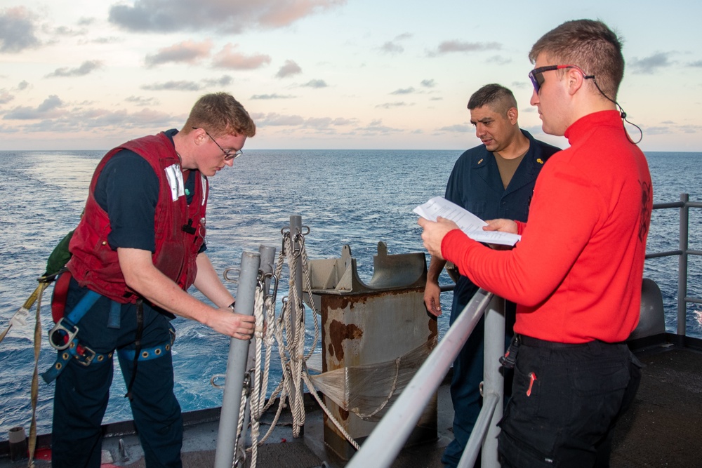 USS Ronald Reagan (CVN 76) conducts live-fire exercise