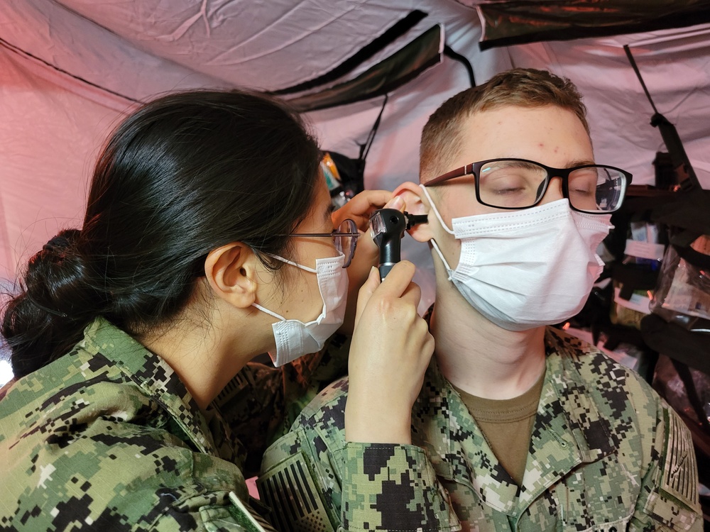 Naval Mobile Construction Battalion 18 Holds Command Post Exercise