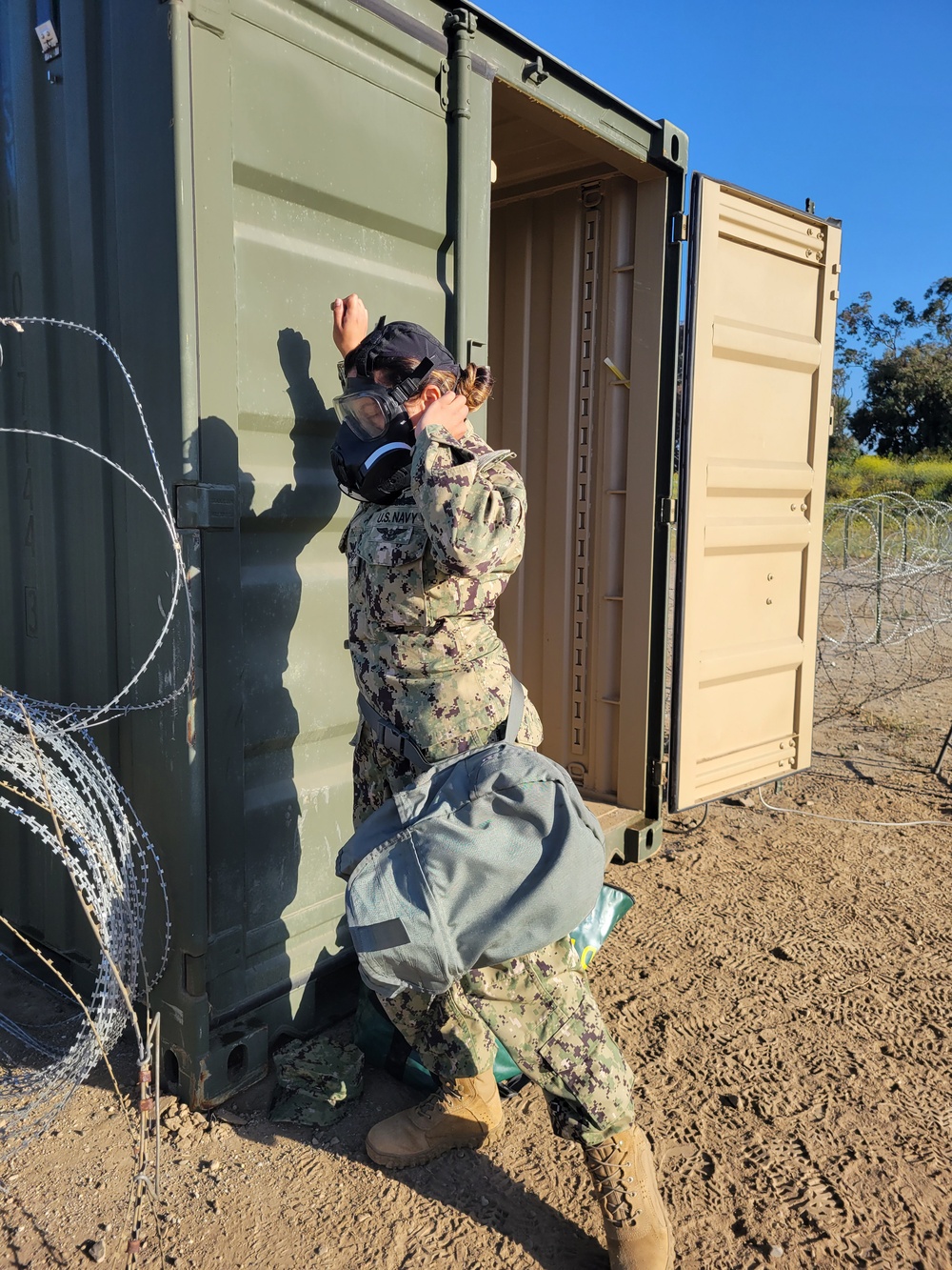 Naval Mobile Construction Battalion 18 Holds Command Post Exercise