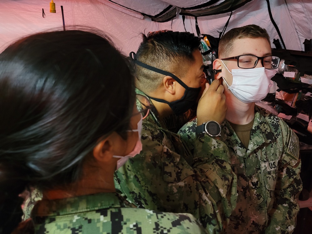 Naval Mobile Construction Battalion 18 Holds Command Post Exercise