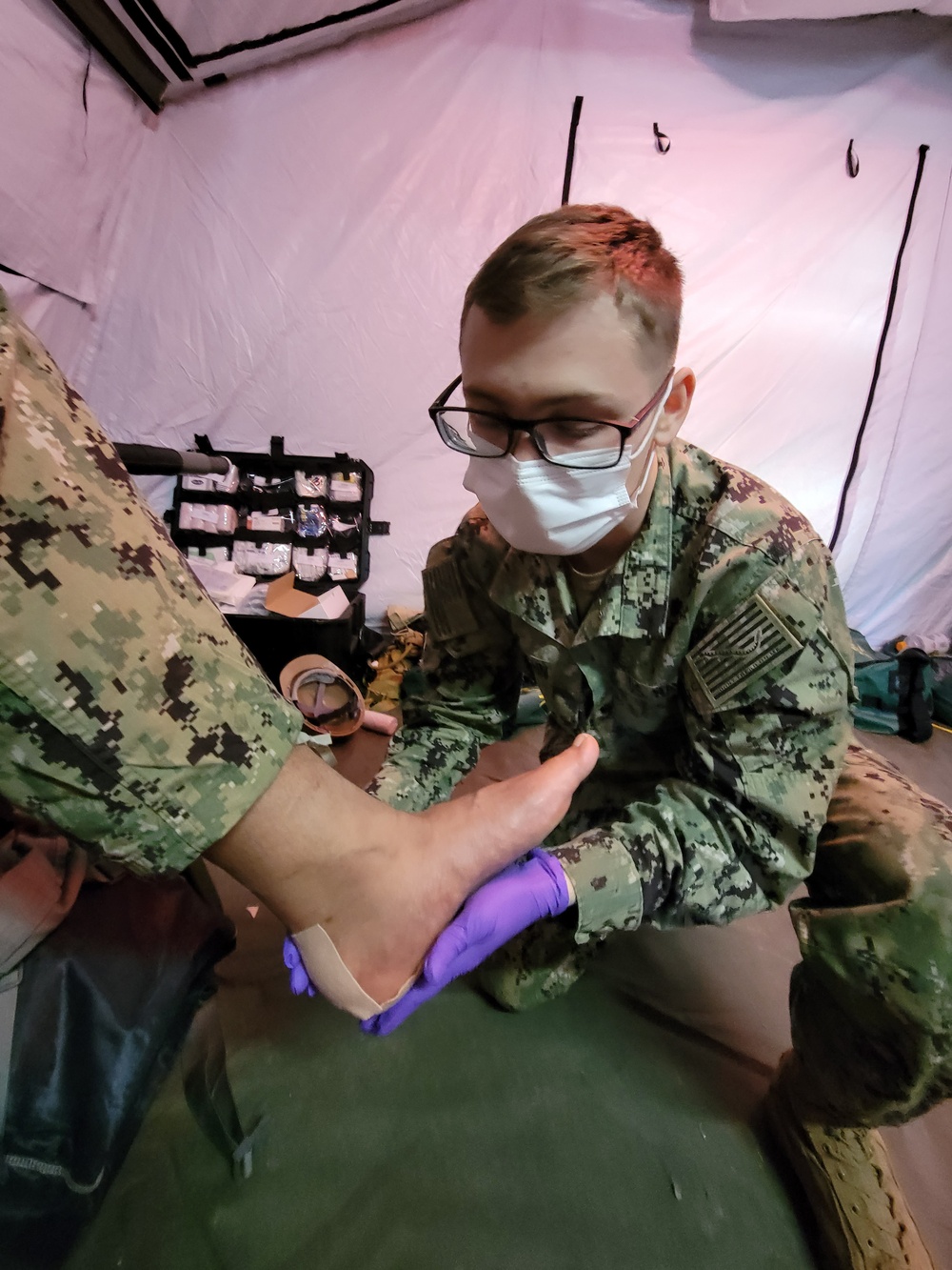 Naval Mobile Construction Battalion 18 Holds Command Post Exercise