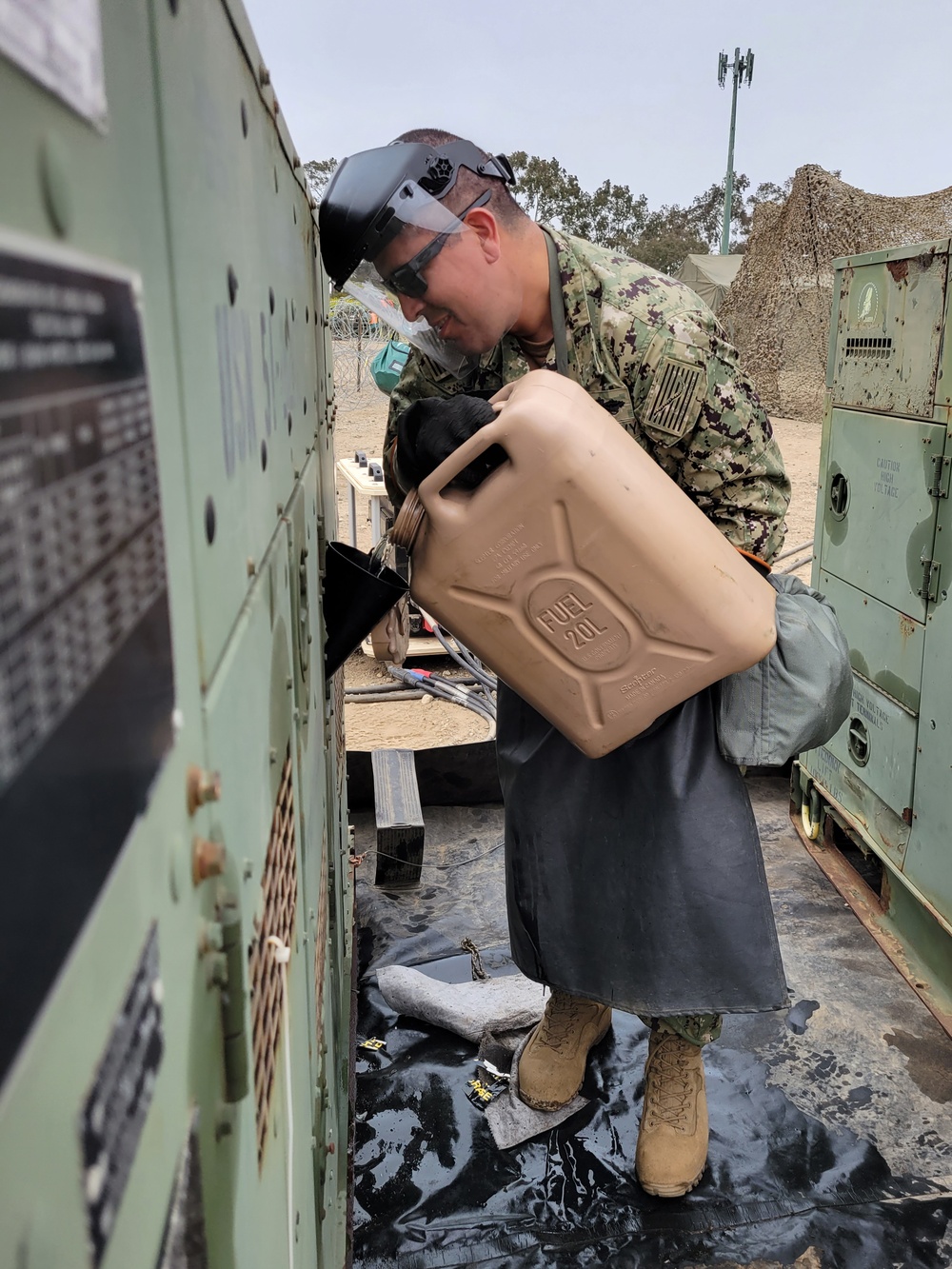 Naval Mobile Construction Battalion 18 Holds Command Post Exercise