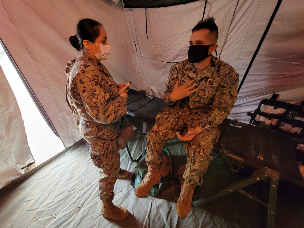 Naval Mobile Construction Battalion 18 Holds Command Post Exercise