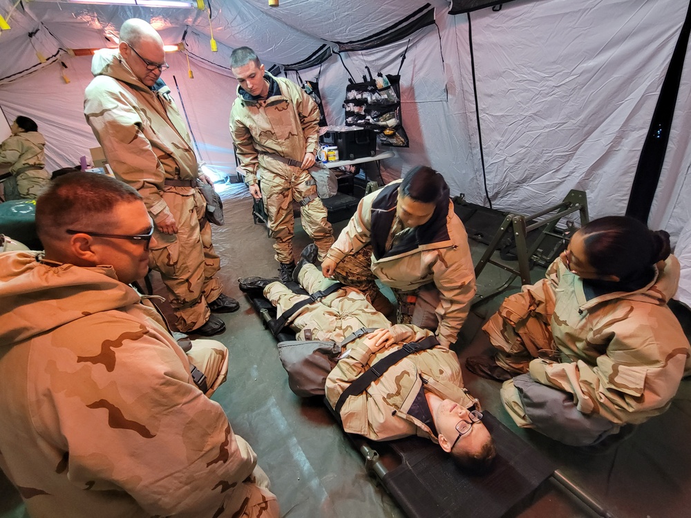 Naval Mobile Construction Battalion 18 Holds Command Post Exercise