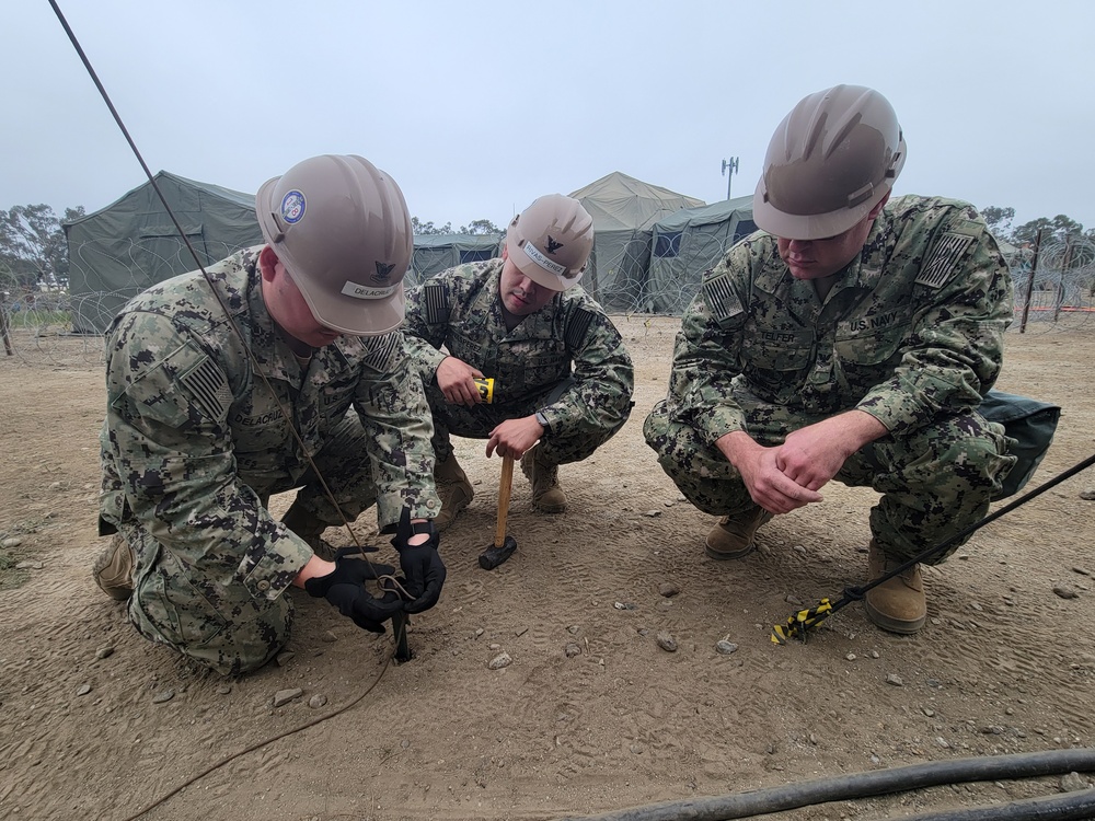 Naval Mobile Construction Battalion 18 Holds Command Post Exercise