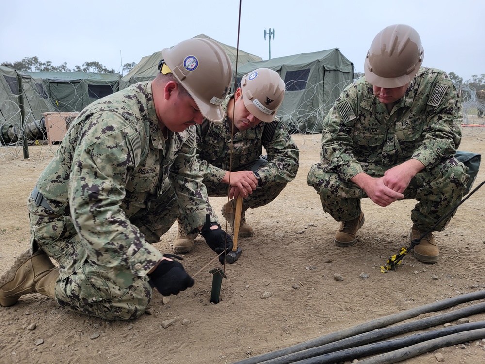 Naval Mobile Construction Battalion 18 Holds Command Post Exercise