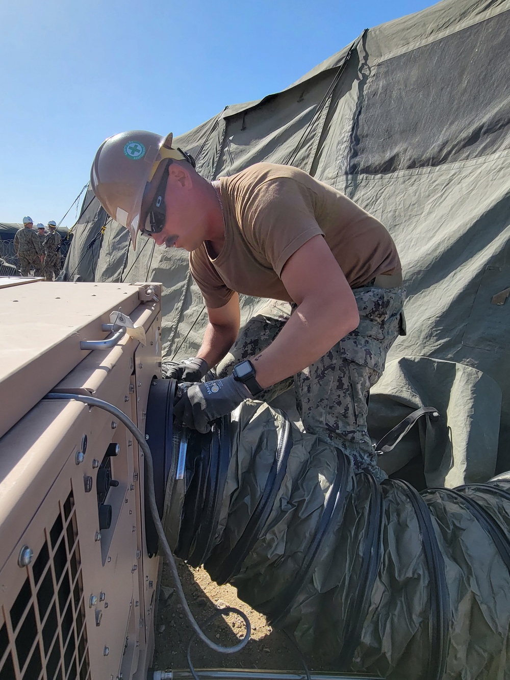 Naval Mobile Construction Battalion 18 Holds Command Post Exercise