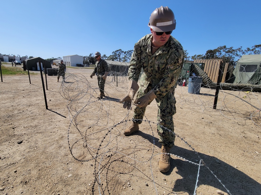 Naval Mobile Construction Battalion 18 Holds Command Post Exercise