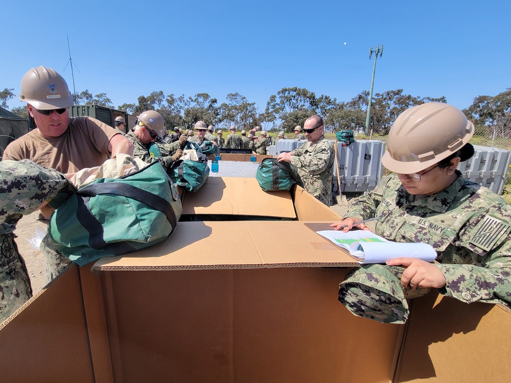 Naval Mobile Construction Battalion 18 Holds Command Post Exercise