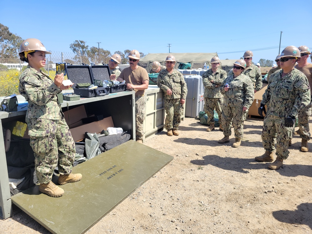 Naval Mobile Construction Battalion 18 Holds Command Post Exercise