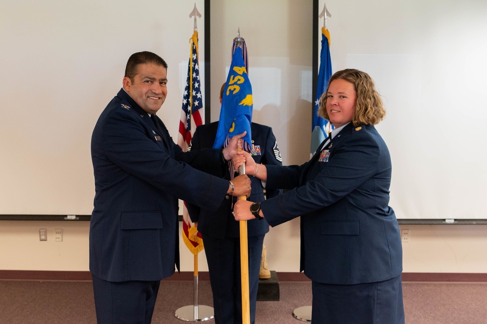 354th SFS welcomes new commander