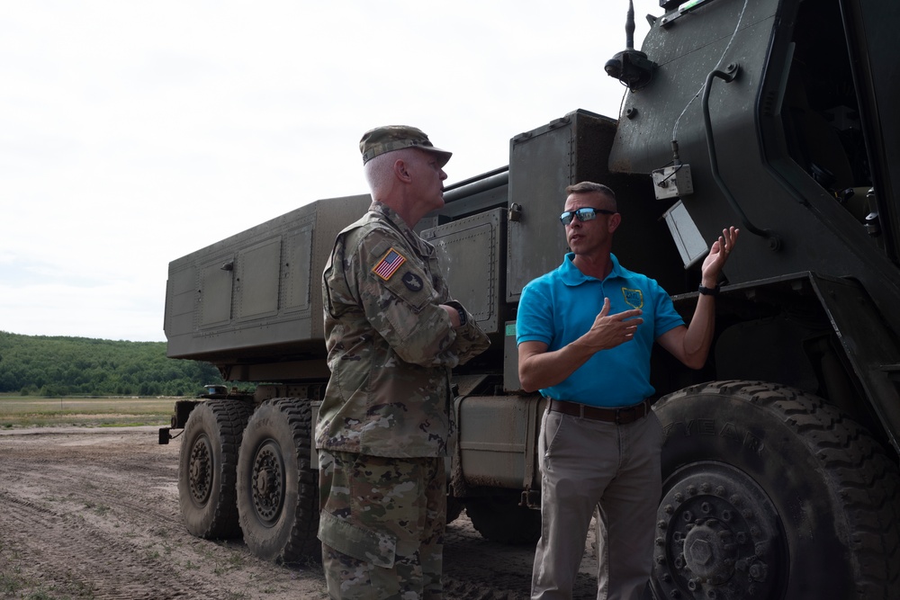 Director, Army National Guard visits Northern Strike exercise