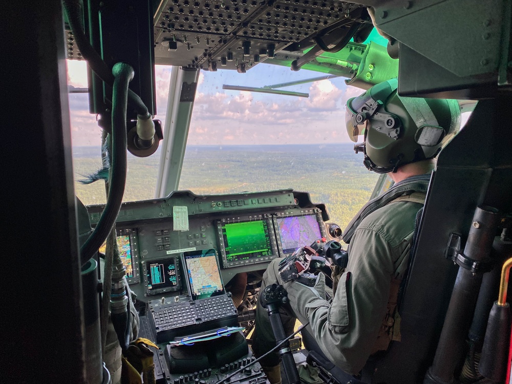 Marines with Marine Light Attack Helicopter Squadron (HMLA) 167 support Exercise Northern Strike 22-2