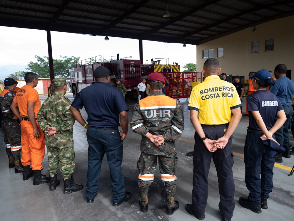 CENTAM SMOKE 22-2 kindles multi-country firefighter partnership
