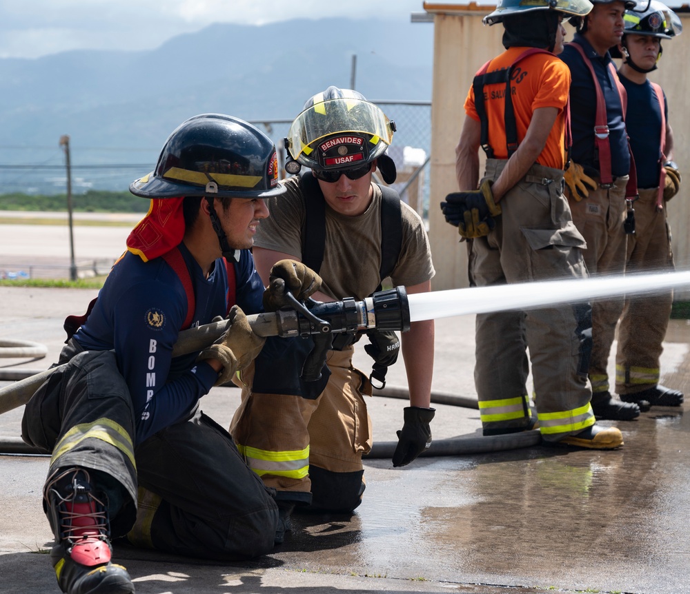 CENTAM SMOKE 22-2 kindles multi-country firefighter partnership