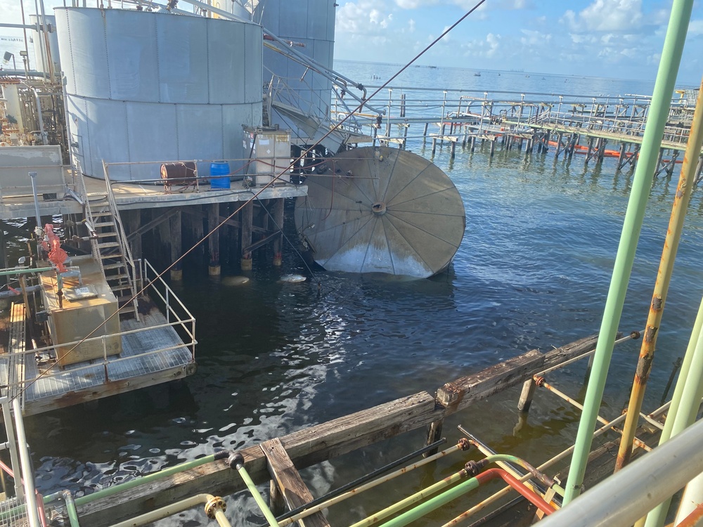 Coast Guard responds to oil spill in Terrebonne Bay, Louisiana