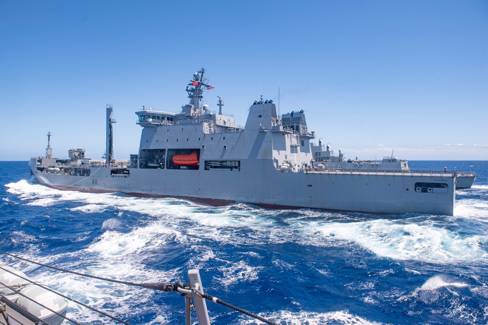 DVIDS - Images - Spruance Conducts RAS with HMNZS Aotearoa [Image 1 of 4]