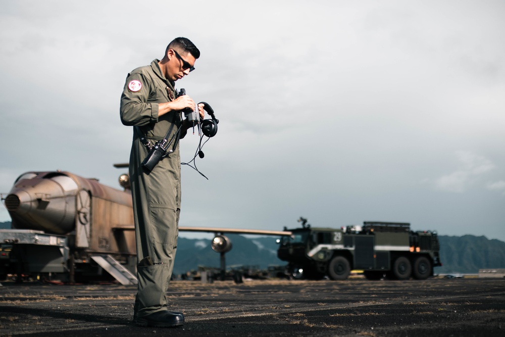 ARFF Marines at Landing Zone Westfield MCBH