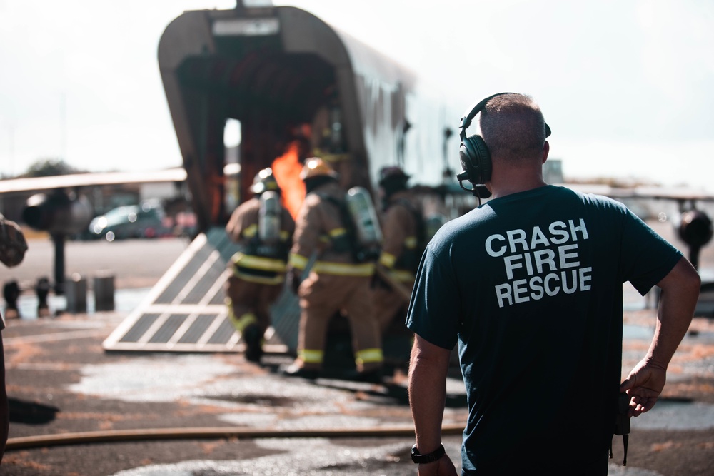 ARFF Marines at Landing Zone Westfield MCBH