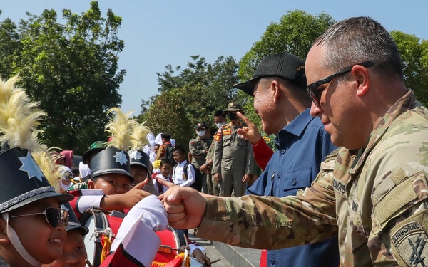 Super Garuda Shield: 25th Infantry Division Tropic Lightning Brass Band Performs for Community and Mayor