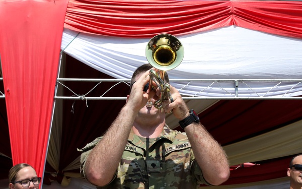 Super Garuda Shield: 25th Infantry Division Tropic Lightning Brass Band Performs for Community and Mayor