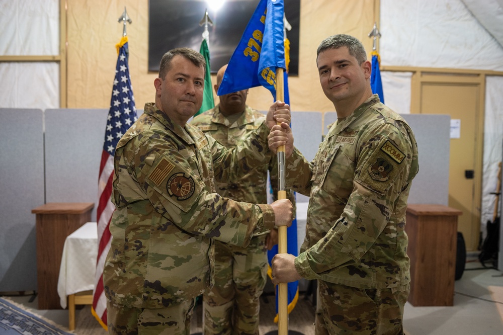 No Byte No Fight - 378th ECS welcomes new squadron commander