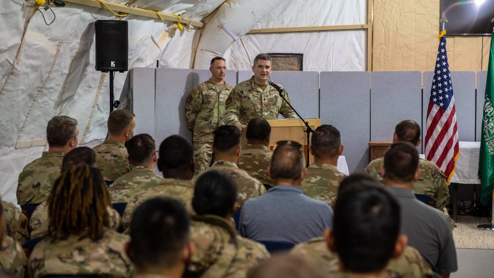 No Byte No Fight - 378th ECS welcomes new squadron commander