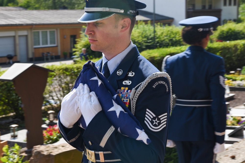Funeral for U.S. Air Force Vietnam Veteran