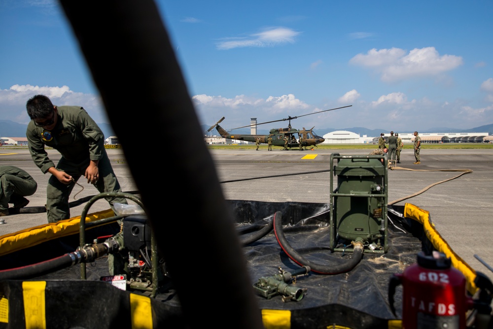 MWSS-171 and JGSDF conduct FARP operations