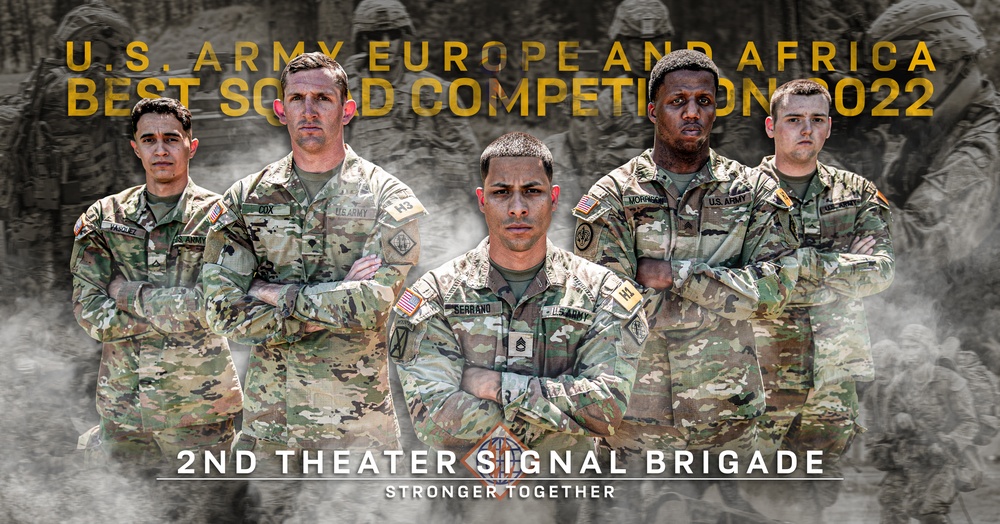 2nd Theater Signal Brigade Best Squad Team Illustration