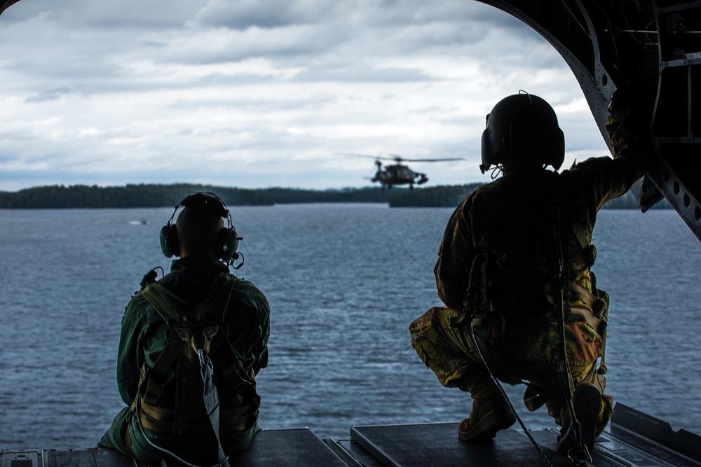 Army Aviation Conducts Cultural-Exchange Flight in Finland