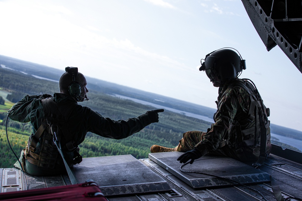 Army Aviation Conducts Cultural-Exchange Flight in Finland