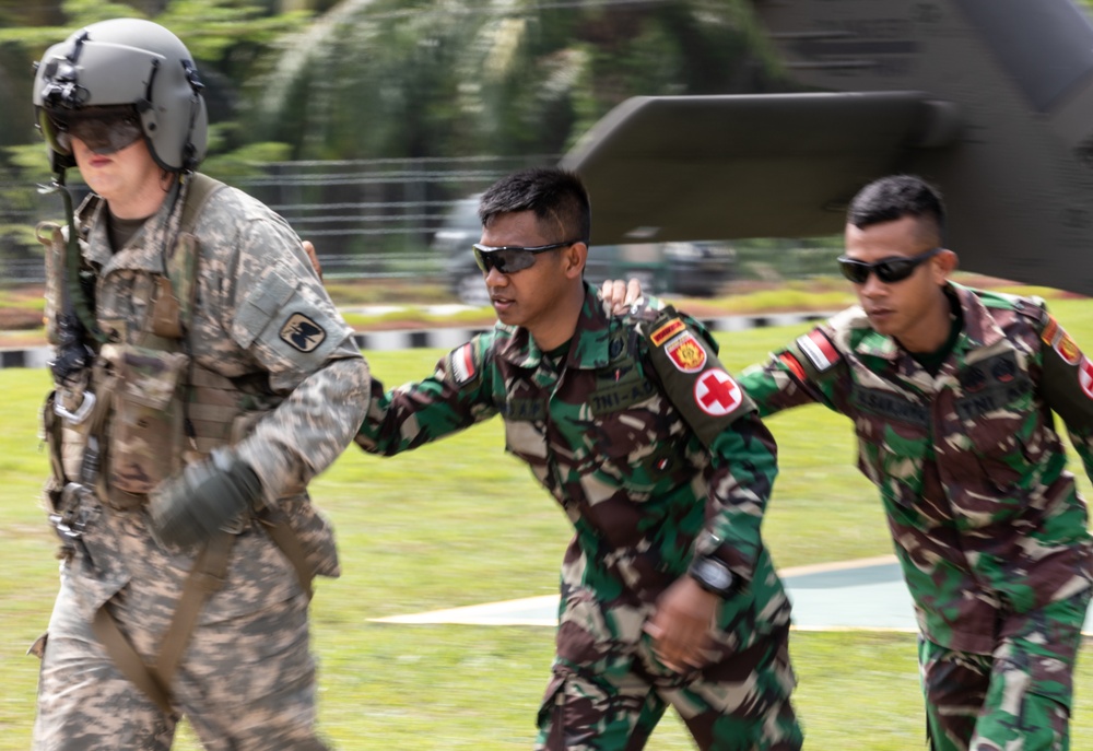 Super Garuda Shield Multilateral MEDEVAC Training