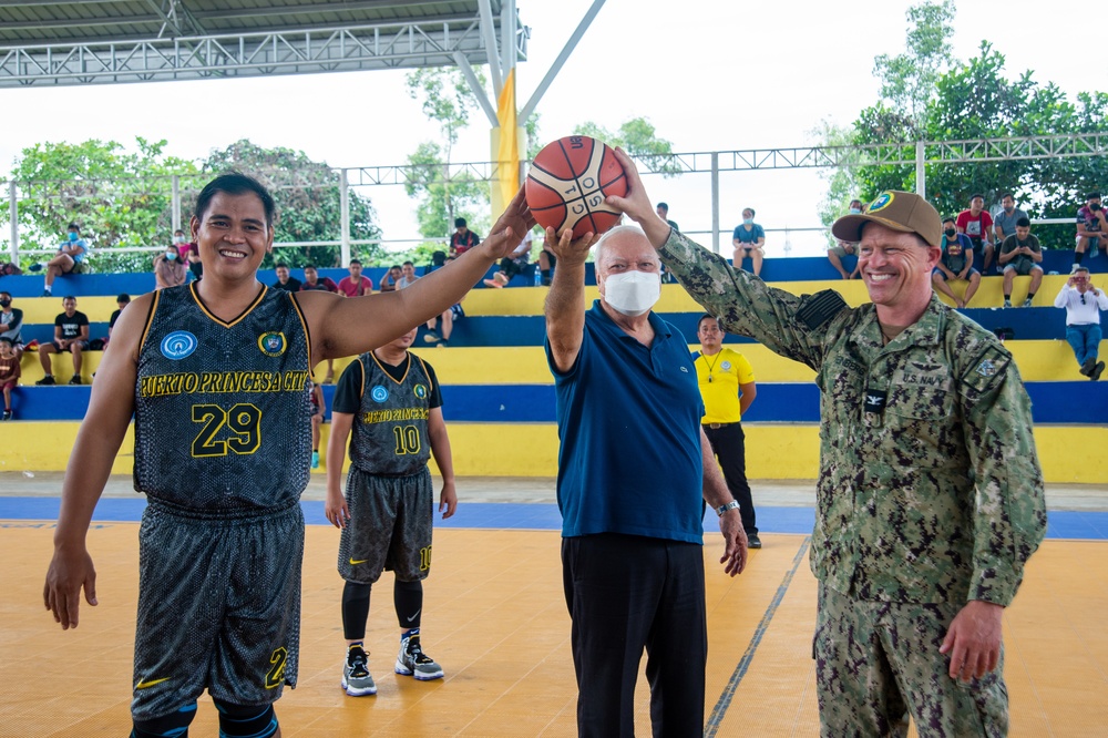 Pacific Partnership 2022 Sports Day Host Nation Outreach Event at Balayong People's Park