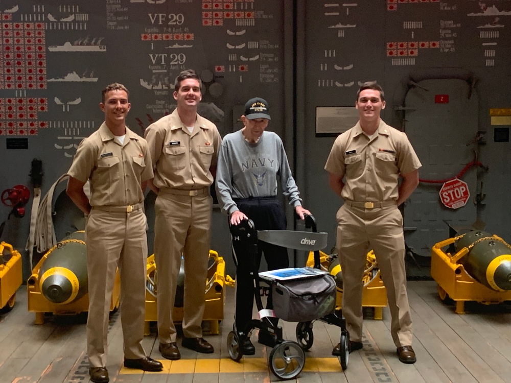 World War II Vet Revisits USS Cabot