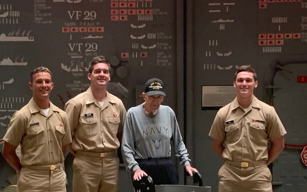 World War II Vet Revisits USS Cabot
