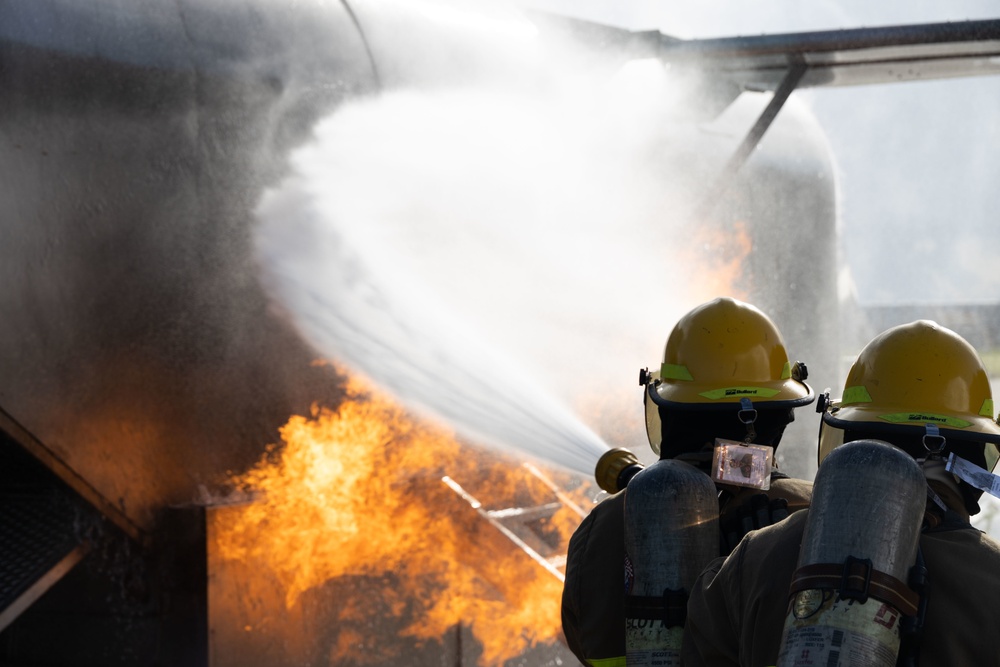 ARFF Training Fire