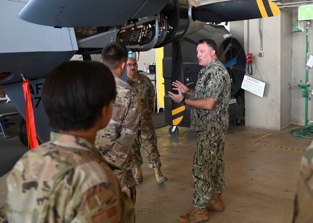 Rear Adm. Collins Visits NAS Sigonella